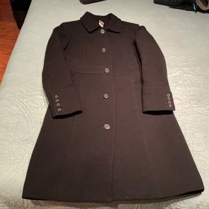 J Crew Classic Lady Day Coat Black P4